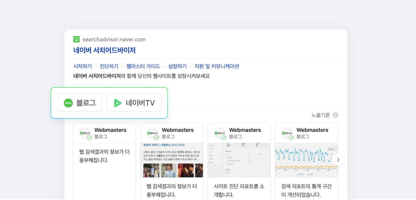 네이버 검색 연관채널